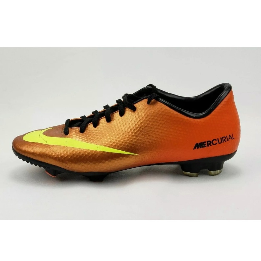 Nike Mercurial Orange Soccer Cleats  Mans Size 7.5 - Picture 10 of 10